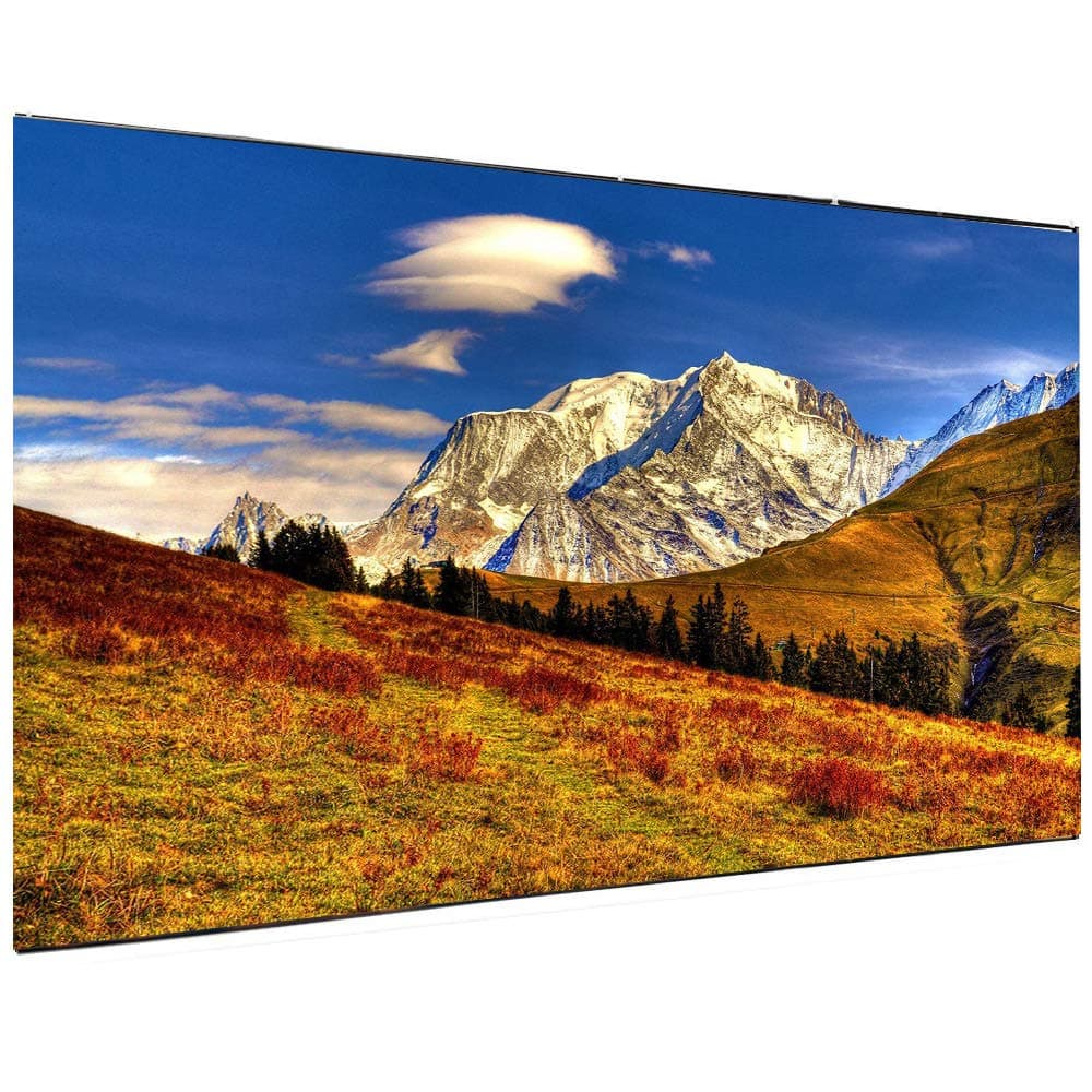 Coolux Indoor Home Theatre Game Eductation Projector Screen - Foldable Portable Rear and Frontal Movie Screen (150inch)