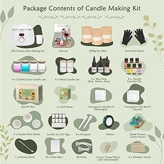 Premium Soy Candle Making Kit Candle Making Kit, Candle Making Supplies with Digital