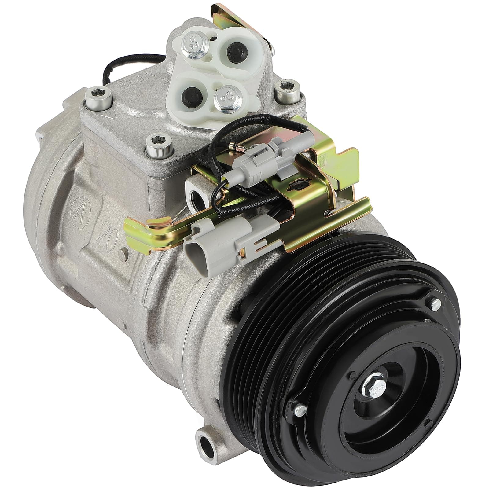 cciyu AC Compressor with Clutch 1990-2000 Fit for Lexus LS400 4.0L 1998-2007 Fit for Lexus LX470 4.7L CO 10576C