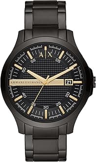 Armani Exchange Men's Three-Hand Date, Stainless Steel Watch, 46mm case size