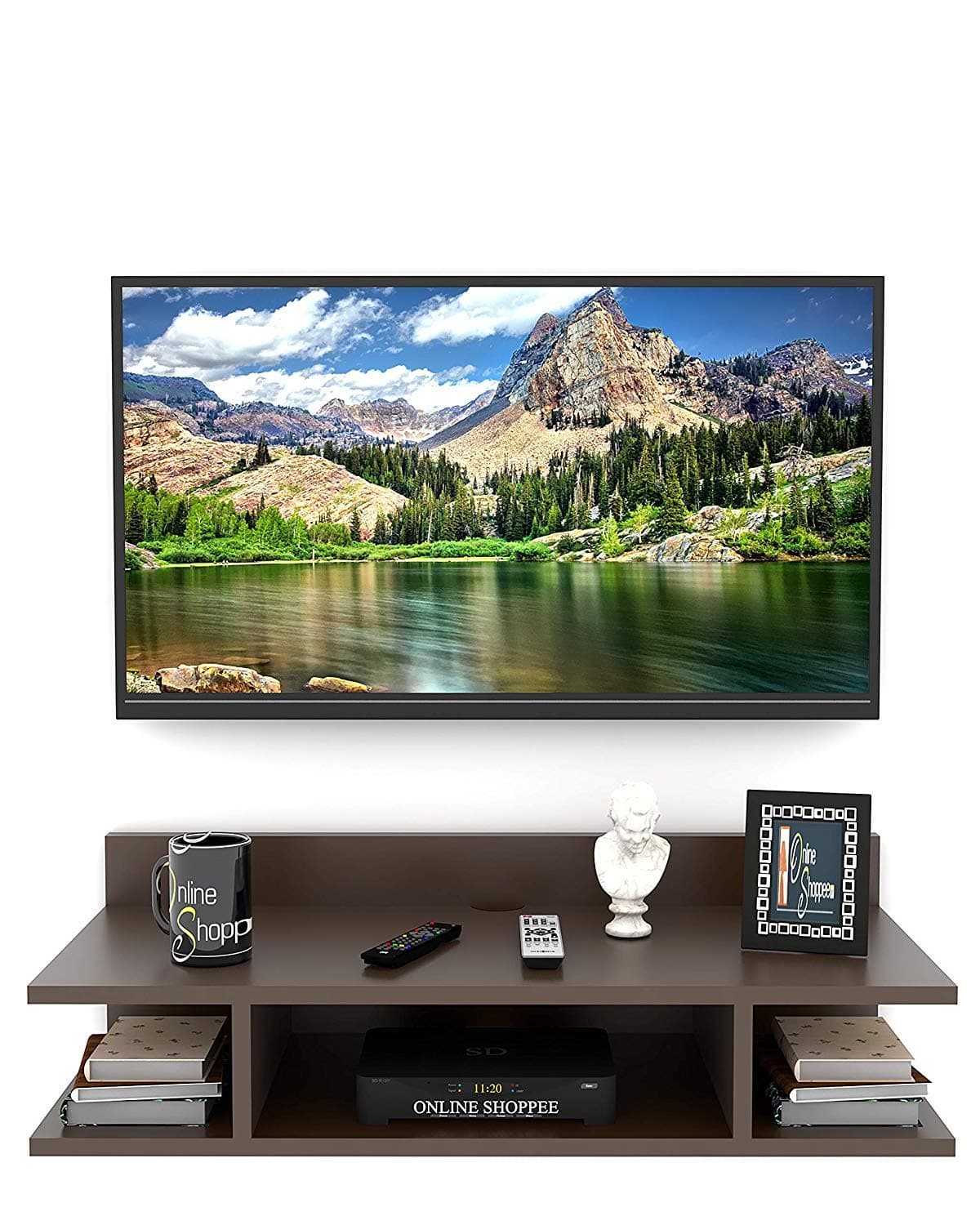 Onlineshoppee Tilfizyun Entertainment Unit Table with Set Top Box Stand for Upto 32 Inch TV
