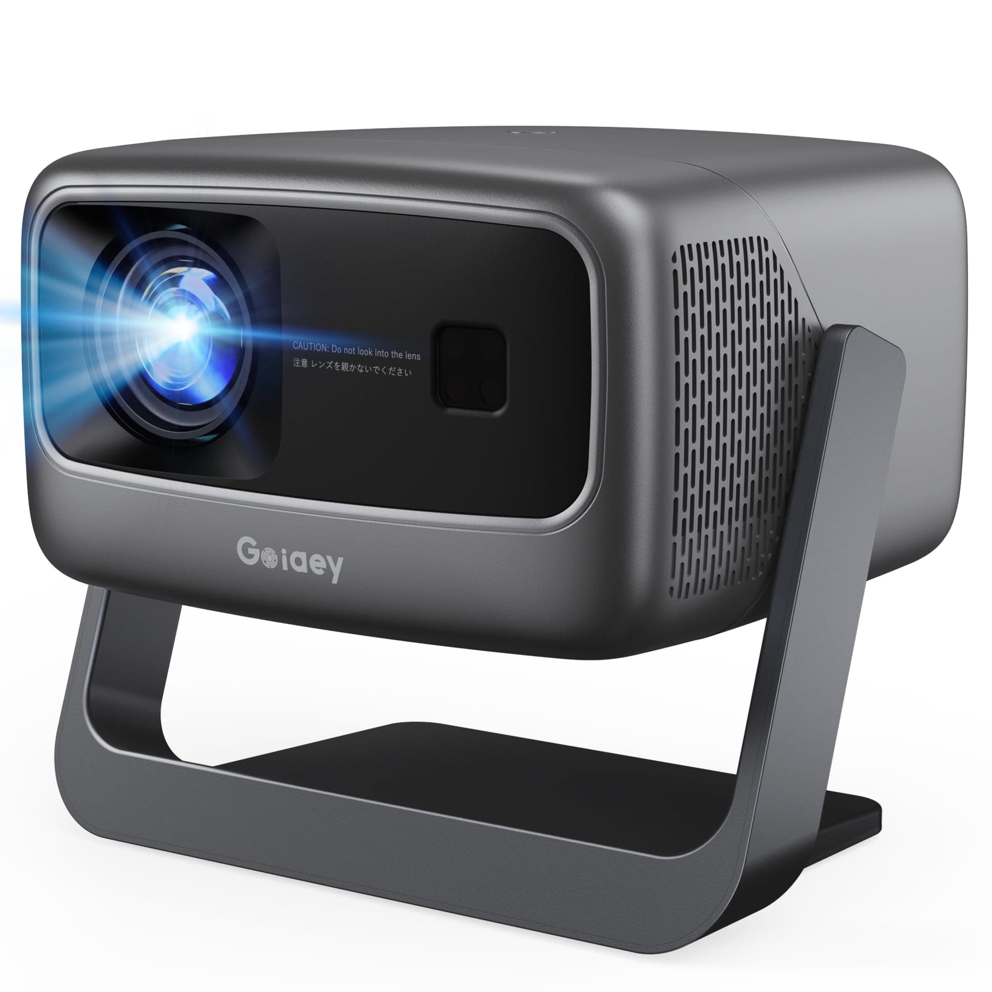 3200 ANSI/ Official Apps/360°Stand 4K Projector with WiFi and Bluetooth, Auto Focus, Auto Keystone Short Throw Projector Native 1080P Support 36W DoIby Audio Smart Projector