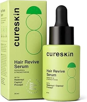 Cureskin Hair Revive Serum for Women and Men| Restore Hair Density & Strength with Redensyl, Capixyl & Procapil | Hair Growth Serum for Women and Men, 30 ml (Pack of 1)