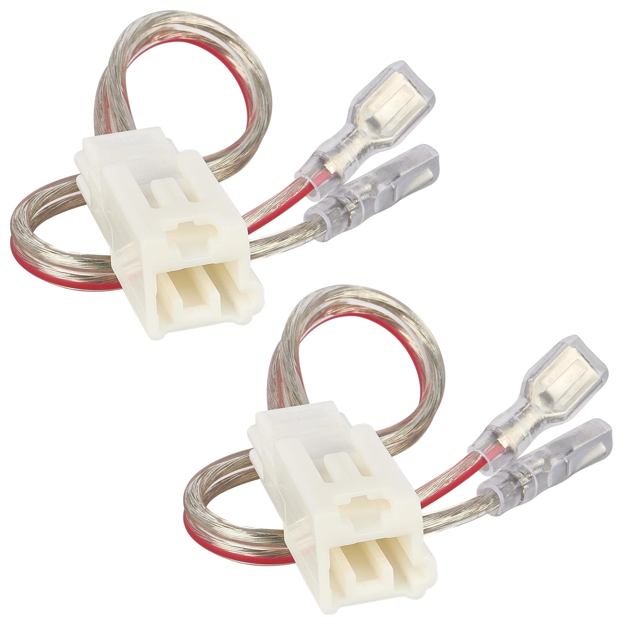 RED WOLF Speaker Wire Harness Connector Adapter for Door Toyota 2019-2021 RAV4 Camry Avalon, for Dash Twteer Lexus is CT 2011-2018 Dash Tweeter, 2 Pin Audio Wire Plug 1 Pair