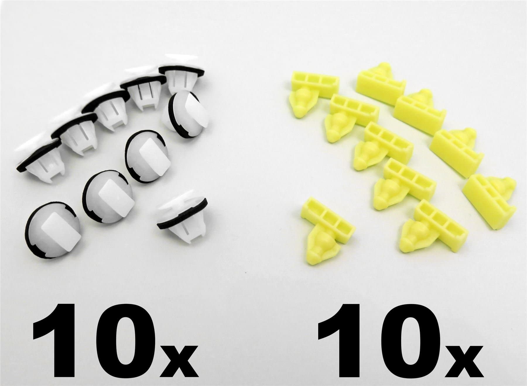VVO Plastic Clip Set for Wheel Arch Trims/Mouldings