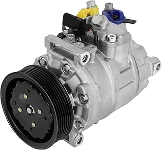SCITOO AC Compressor with Clutch for Audi Q7 3.6L 2007 2008 2009 2010, Fast Cooling Air Conditioner Compressor for Volkswagen Touareg 3.2L 2006 2007, for VW Touareg 3.6L 2007-2017 CO 11239C