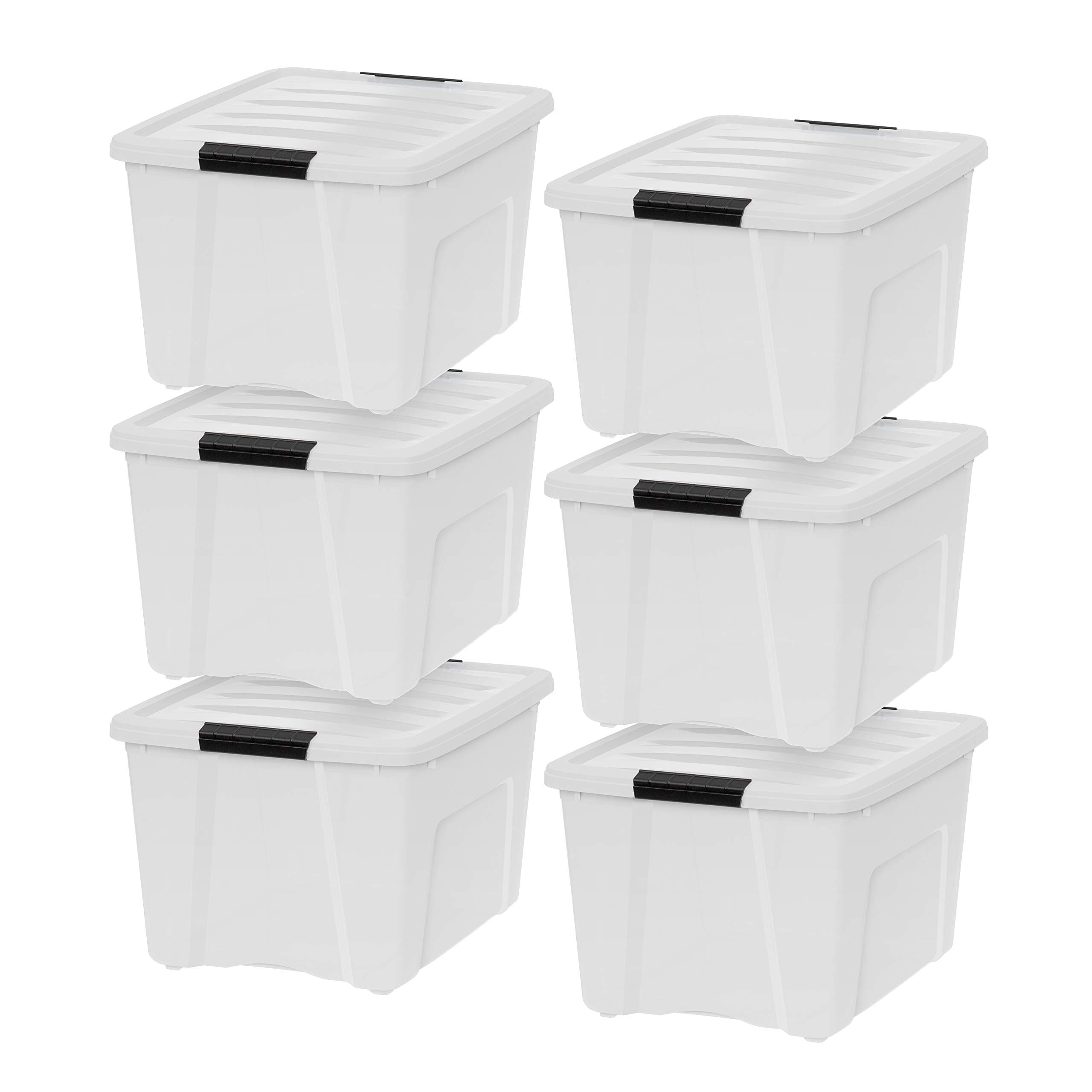 Iris OhyamaUsa Tb-36 Storage Bin, 40 Qt, Pearl