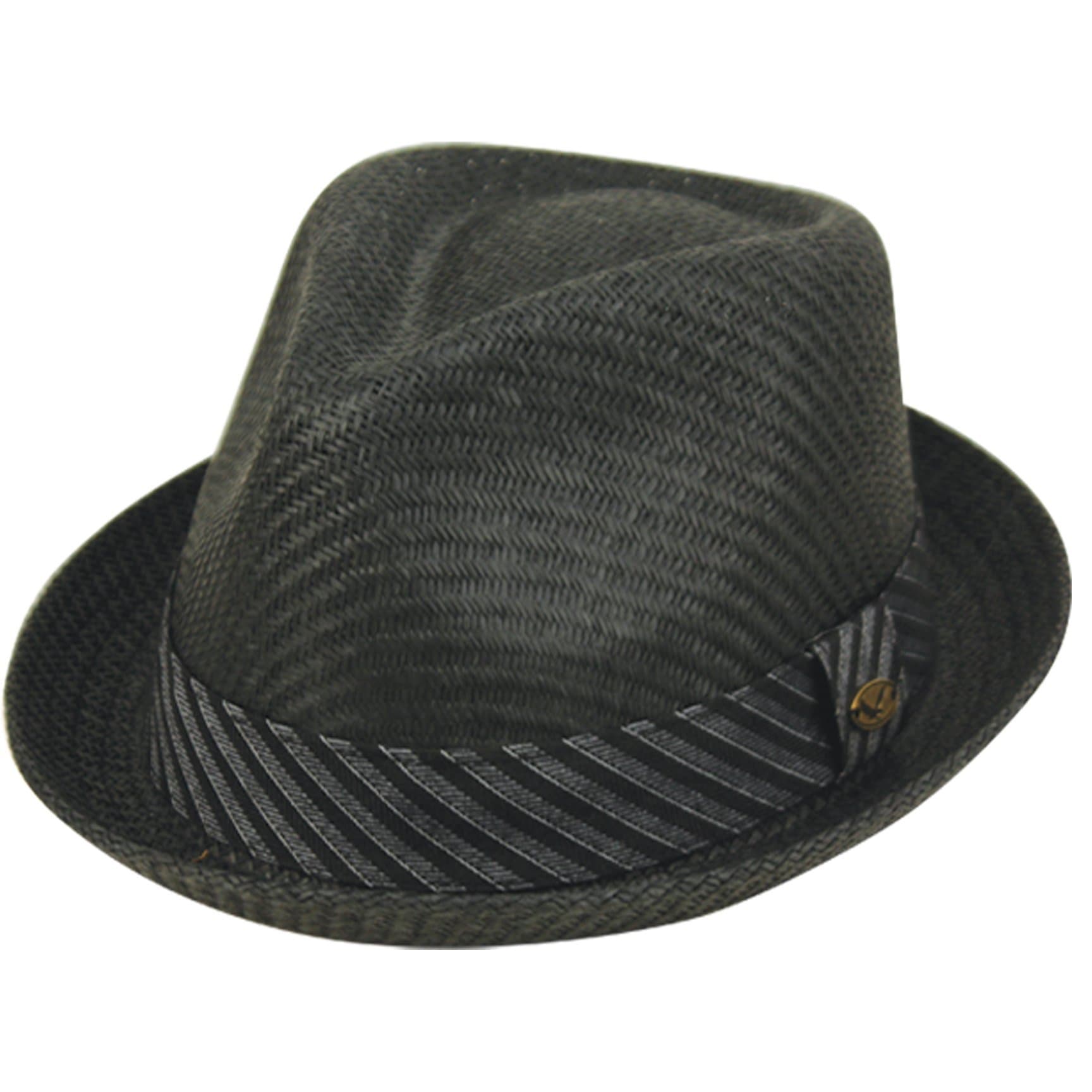 EPOCH HATS Mens Summer Fedora Cuban Style Short Brim Hat