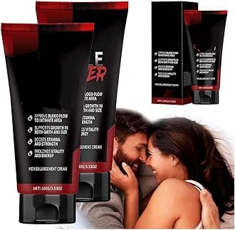 PrimeAlpha Official,Prime Alpha Men Enlargement Cream, 2025 New Formula PrimeAlpha Max Cream, PrimeAlpha Men Max Cream, PrimeAlpha Men Cream, Upgraded Enlargement Cream,Thicker Longer Strong (2PC)