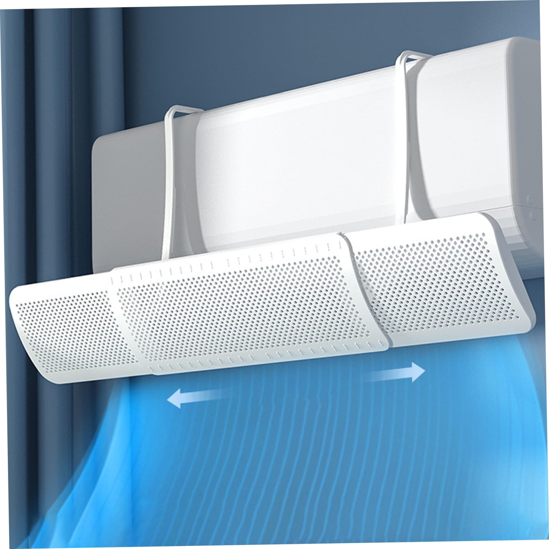 Air Conditioner Deflector 22-36.2'' Telescopic Air Vent Deflector Ac Vent Deflector Anti-Wind Baffles Air Conditioner Vent Deflector Windshield Air Conditioner Accessories, Air Conditioner Vent Defl