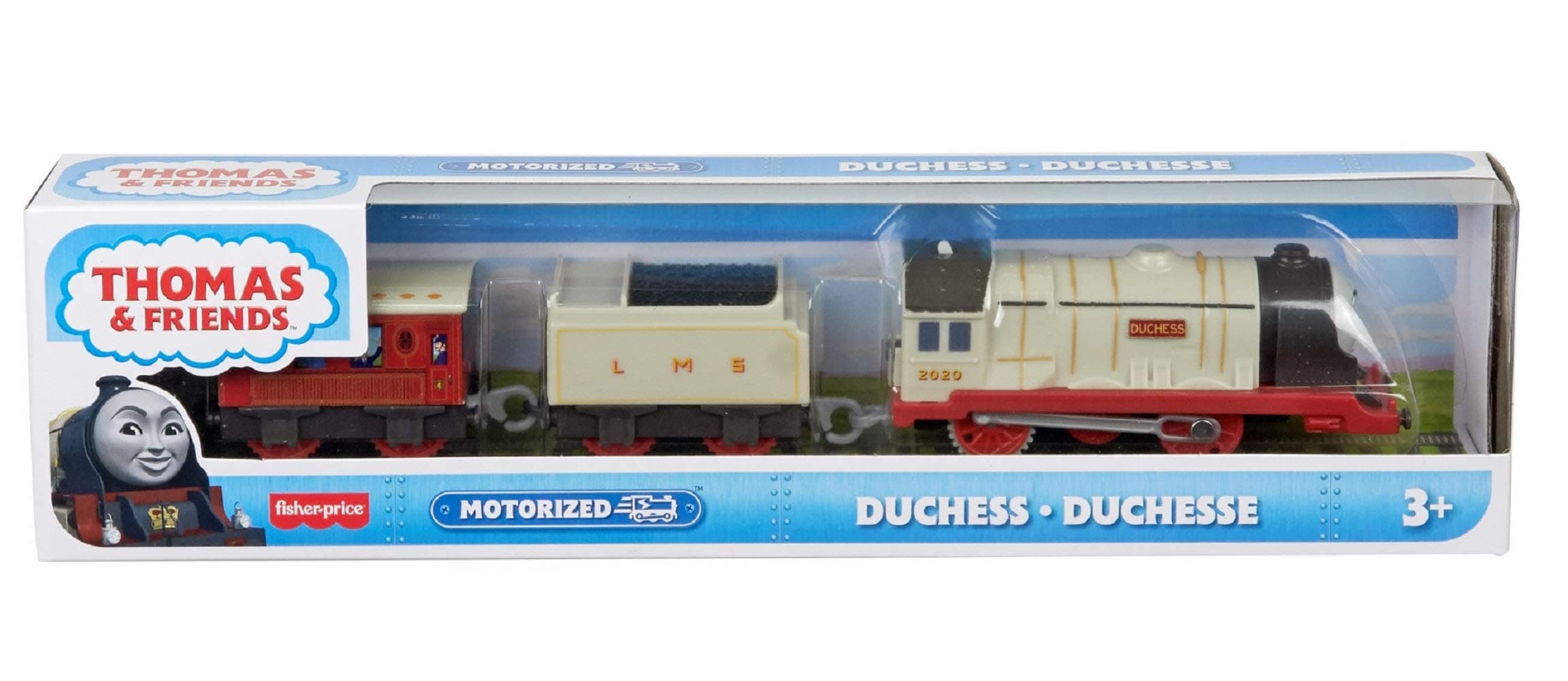 Duchess Battery Powered Motorized Toy Train Engine for Preschool Kids Ages 3 Years and up