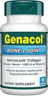 Bone & Joint – Calcium, Vitamin D3, Boron & Ultra-Hydrolyzed Collagen, Health Supplement, Supports Bone Strength, 90 Capsules (30-Day Supply)