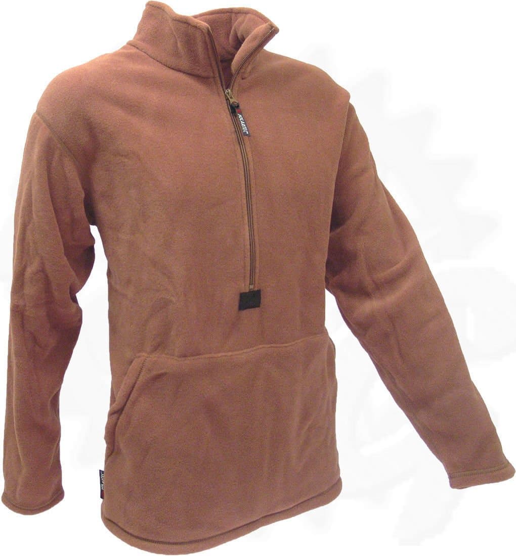 Polartec Fleece Pullover, Coyote Brown, USMC Issue, Made in USA
