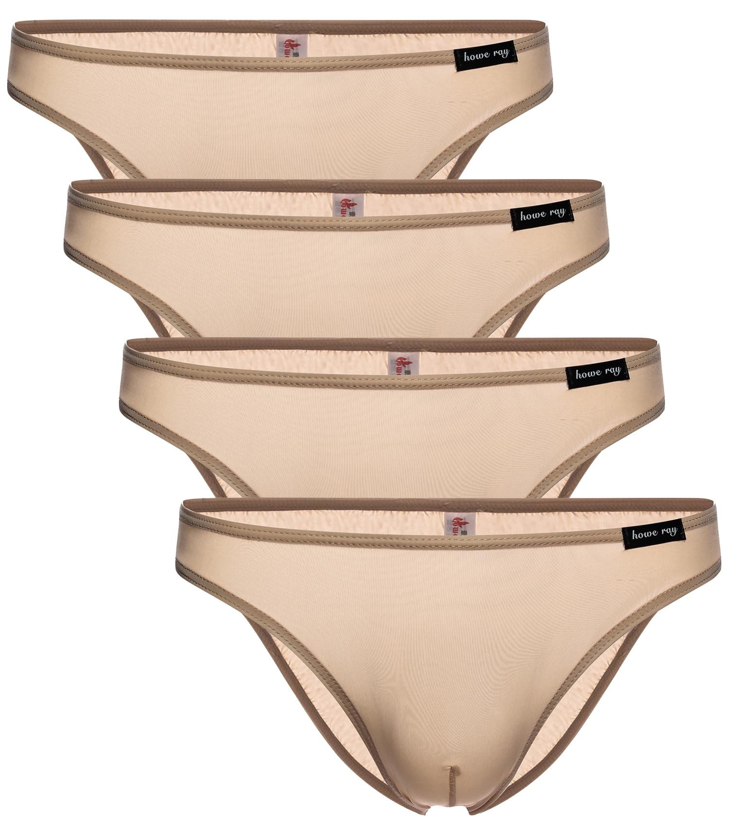 WINDAY Men Briefs Breathable Ice Silk Triangle Bikinis and Briefs D318