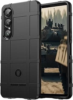for Sony Xperia 1 VII Case for Men, Rugged Heavy Duty Shockproof Cover, Military Grade Drop Protection Phone Case for Sony Xperia 1 VII HD Black