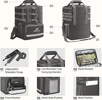 Maelstrom Lunch Box for Men,Insulated Lunch Bag Women/Men,Leakproof Lunch Cooler Bag, Lunch Tote Bag