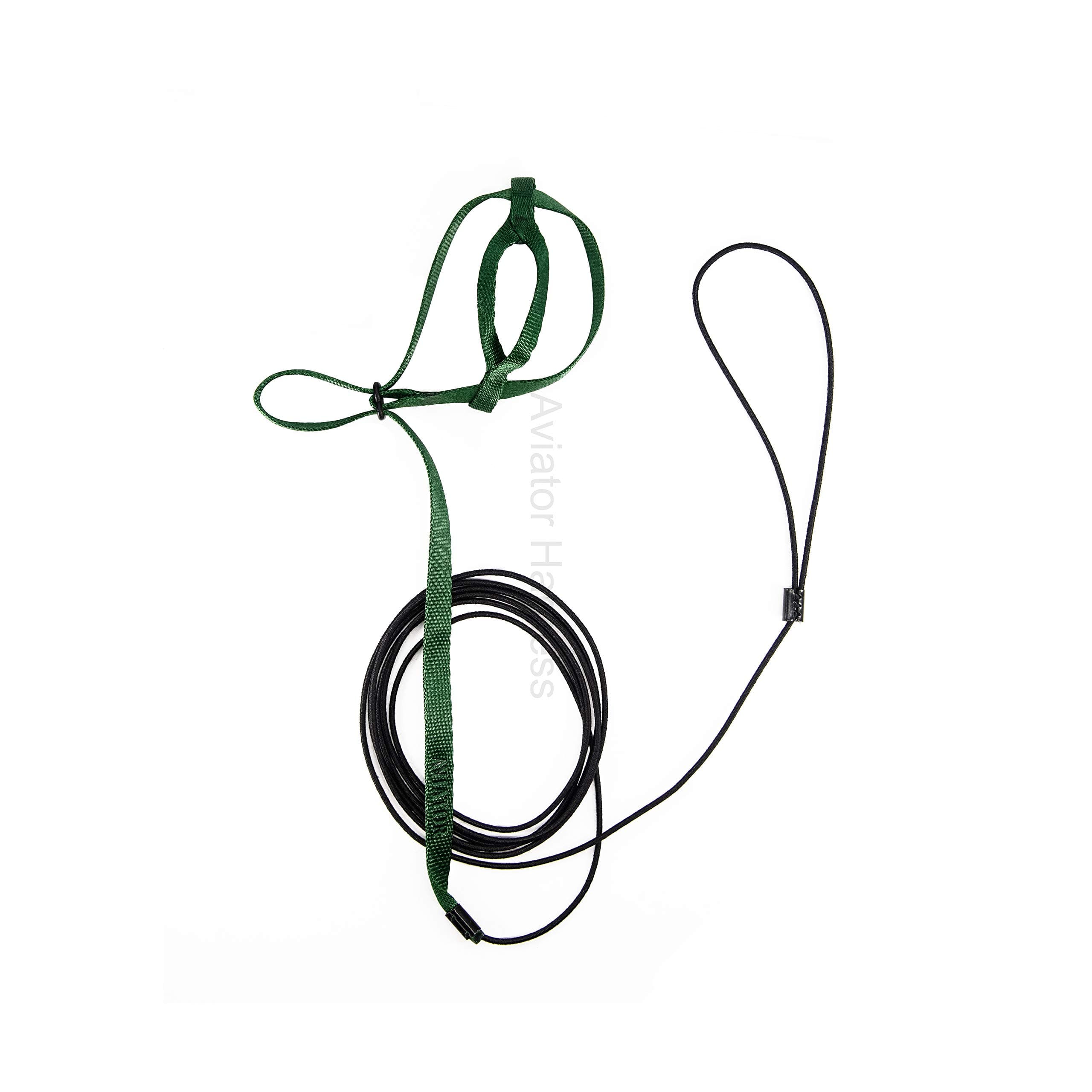The AVIATOR Pet Bird Harness and Leash: Mini Green