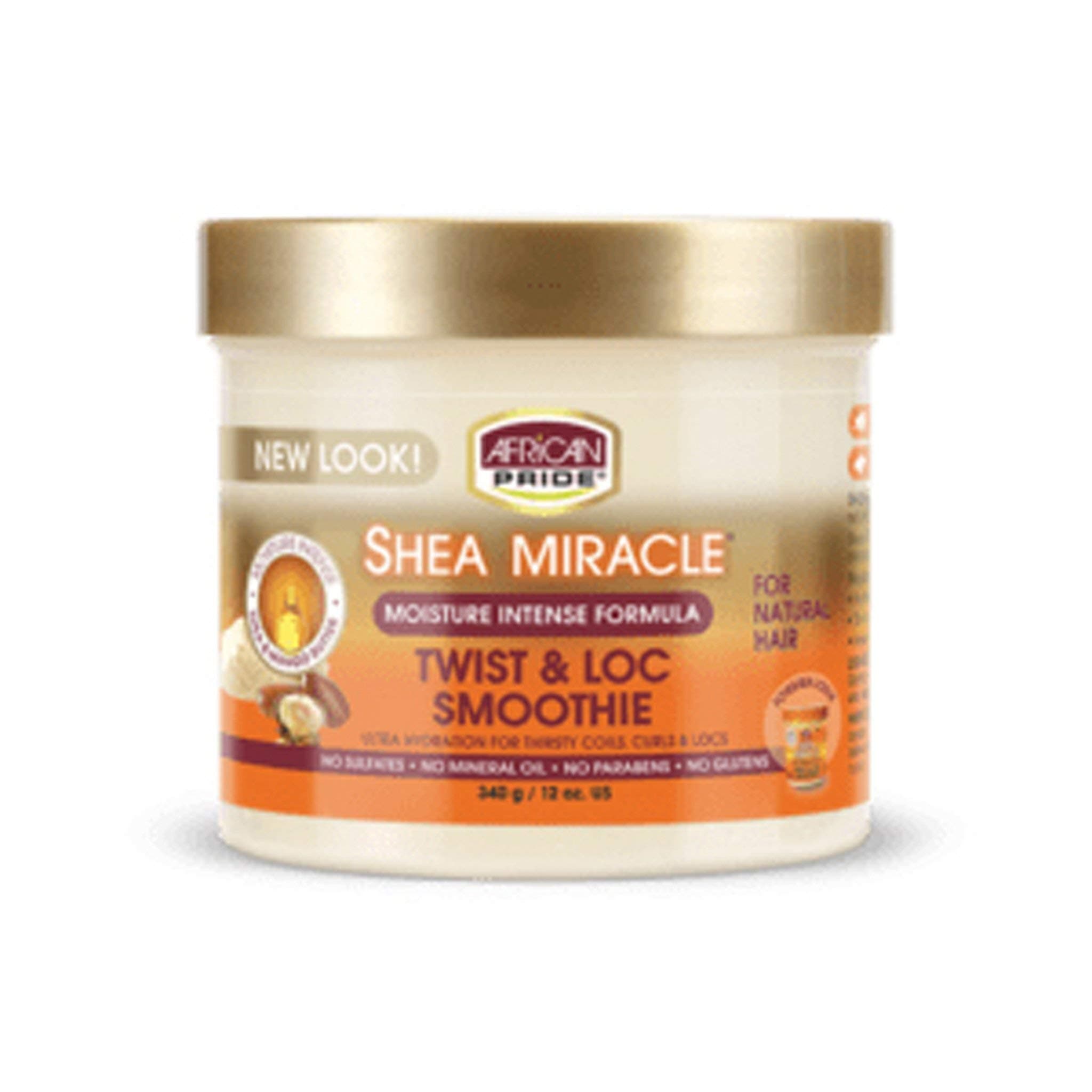 Shea Miracle Moisture Twist & Loc Smoothie, 12 oz