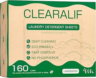 Laundry Detergent Sheets (160 Loads)