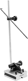 Groz Universal Surface Gauge | Scriber Length: 7-inch | Spindle Length: 12-inch with Extra 9-inch Spindle | Accurately Scribe Lines & Transfer Measurements | #03201