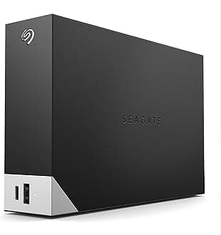 Seagate One Touch Hub 6TB, External Hard Drive Desktop HDD, USB-C & USB 3.0 port, for Computer Desktop Workstation PC Laptop Mac (STLC6000400)