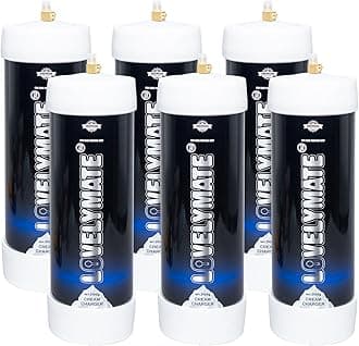 LovelyMate Whipped Cream Chargers 2100g 3.3L Food grade cylinder (6pc-2100g)
