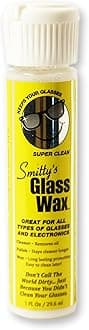 Eyeglass Lens / Camera Lens / Cell Phone LCD Screen Polish Cleaner Wax - All in One