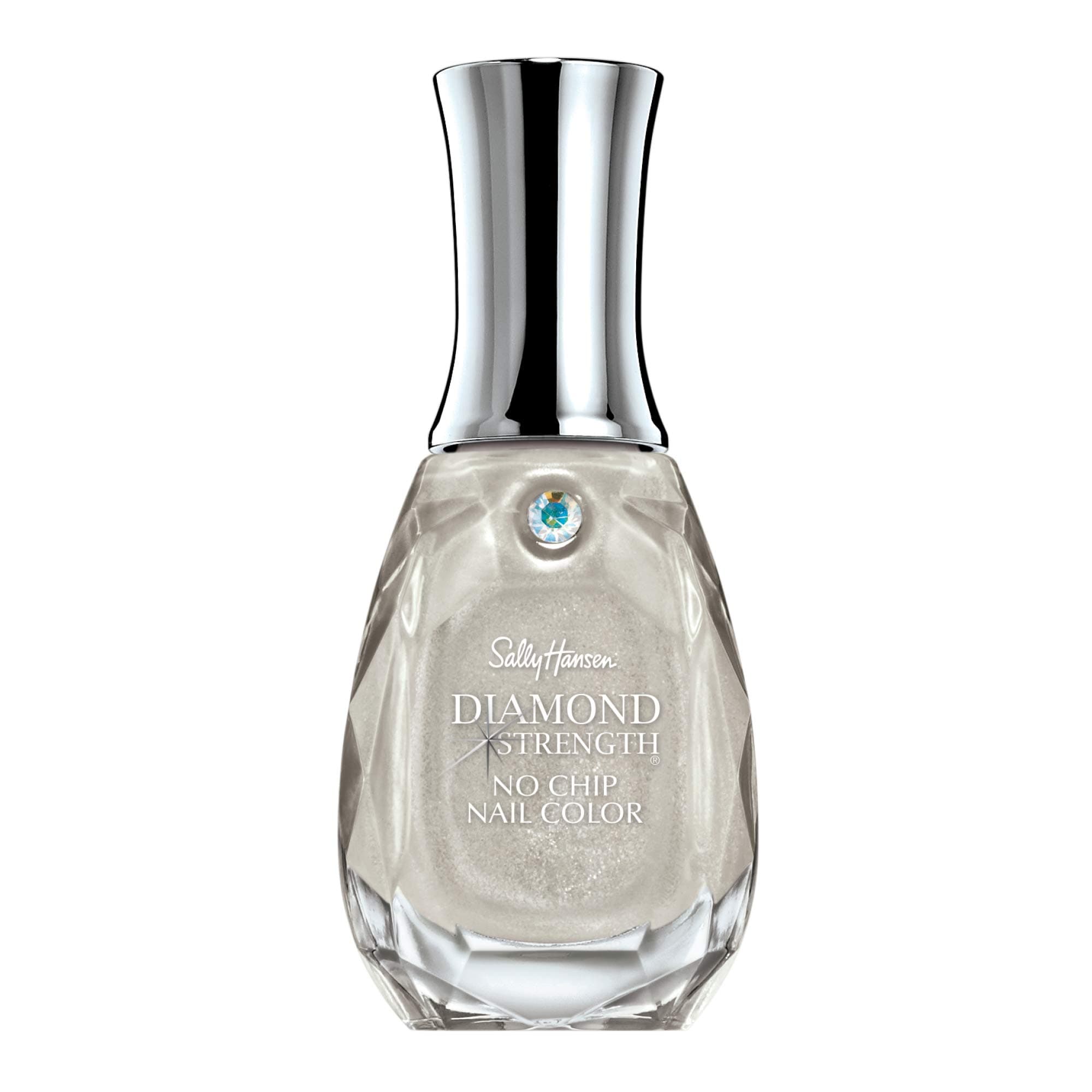 Sally Hansen Diamond Strength, Diamonds, Nail Growth, Protective Layer, Sheer, Shimmery Grey Nail Polish