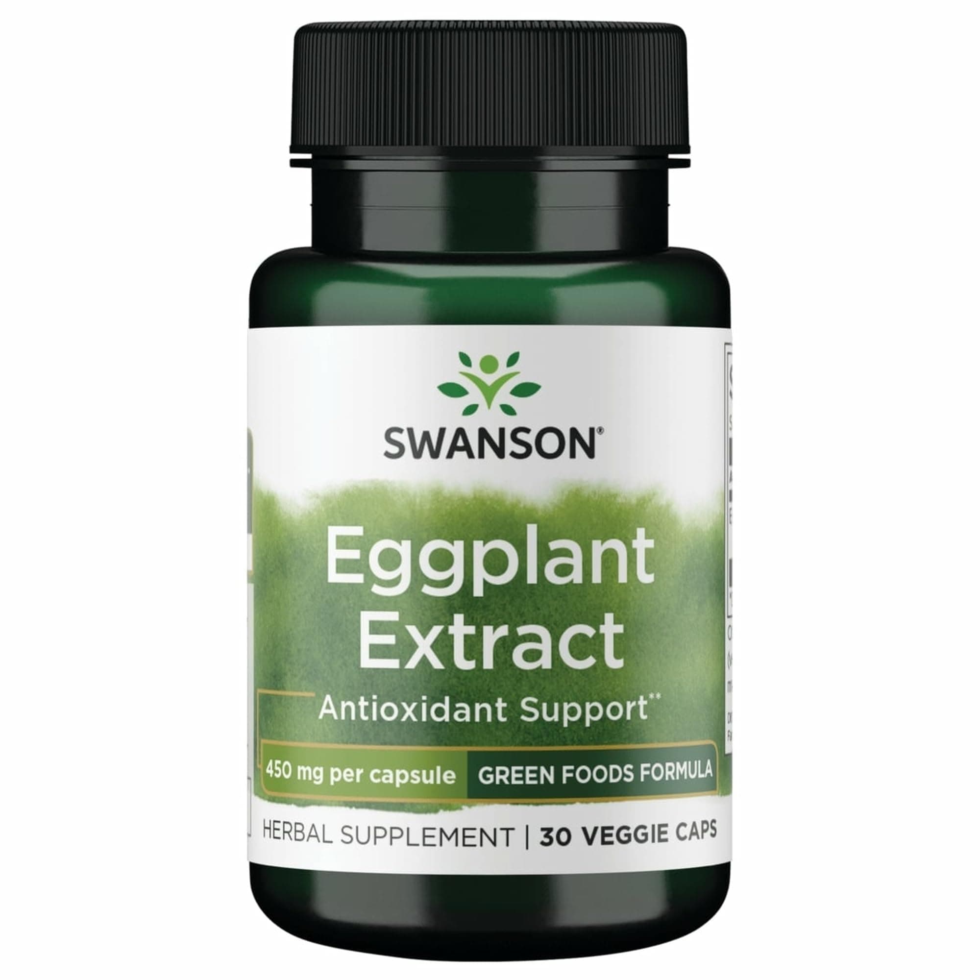Swanson Eggplant Extract 20:1 450 Milligrams 30 Veg Capsules