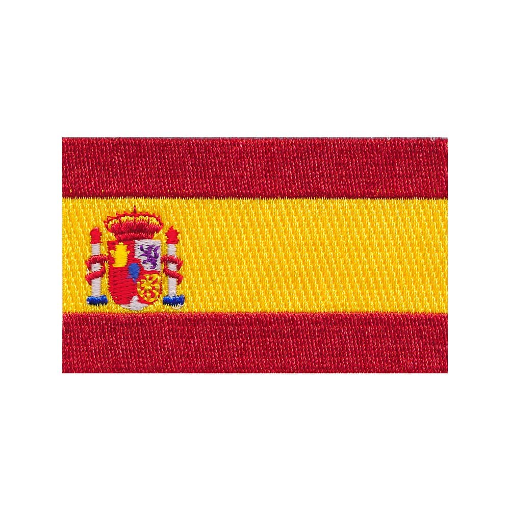 0678 Mini Sew-On / Iron-On Patch Spain Flag Spain Barcelona 30 x 20 mm