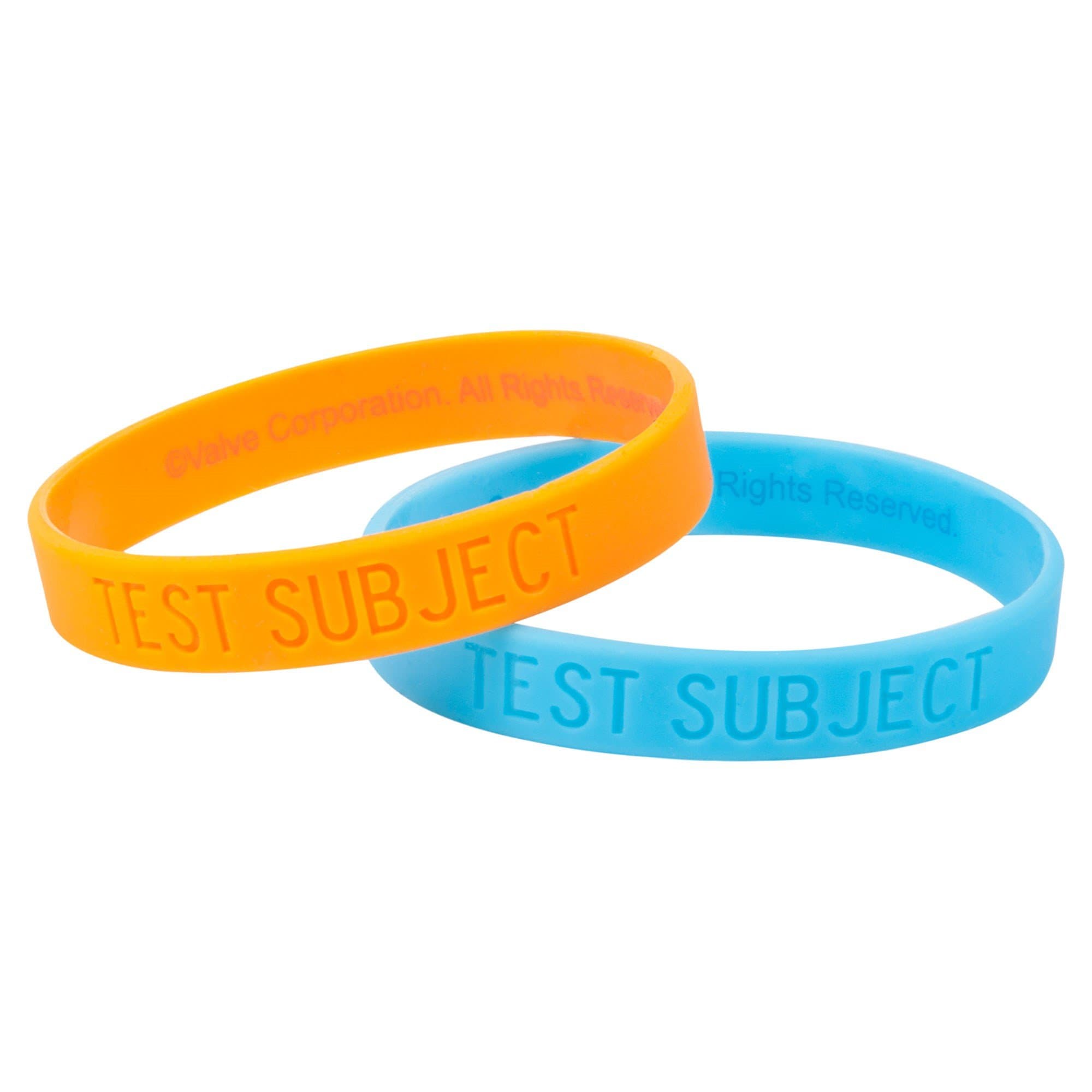 Jinx Portal 2 Rubber Bracelet Set (Multicolor, Medium)