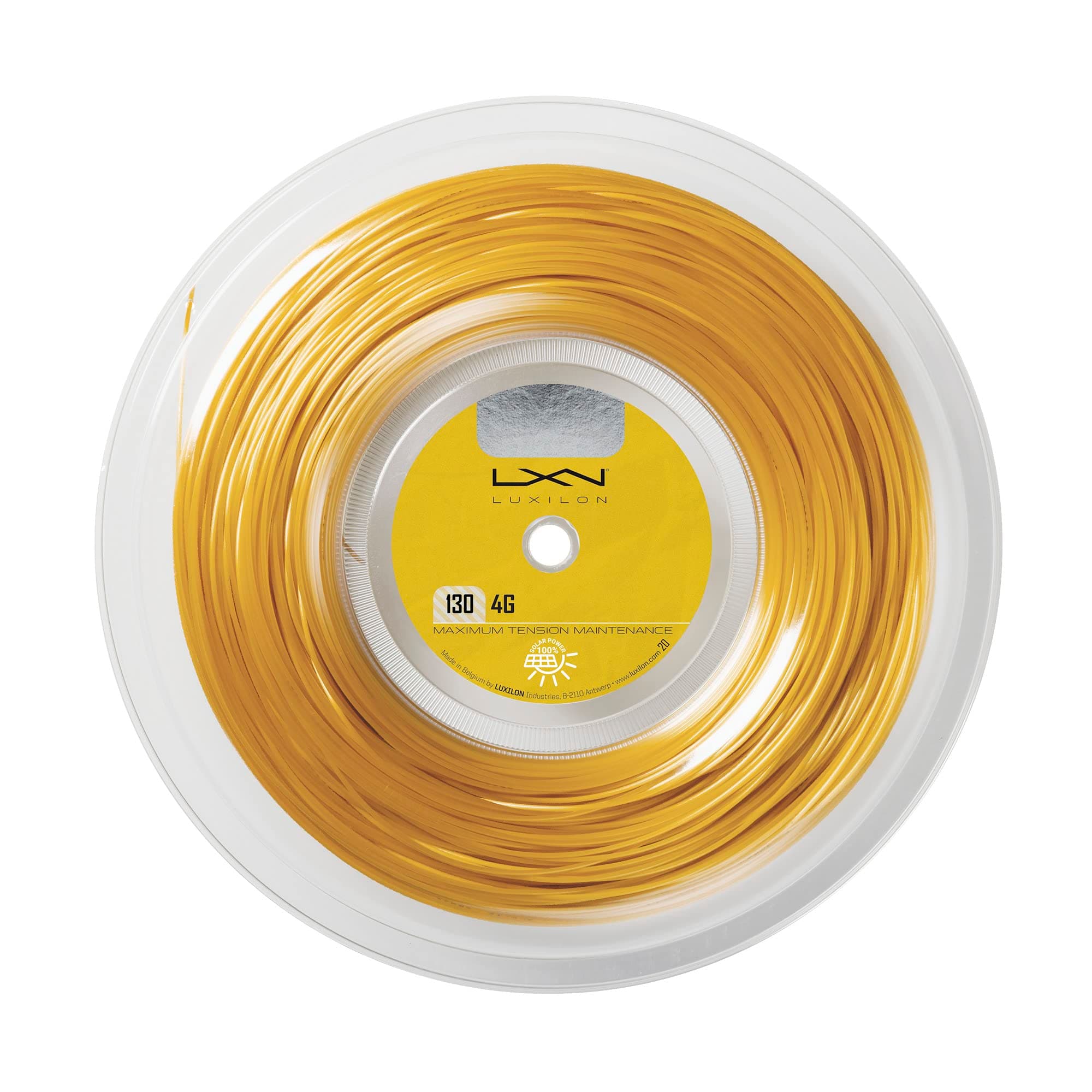 4G 130 Tennis String - 200m Reel, Gold