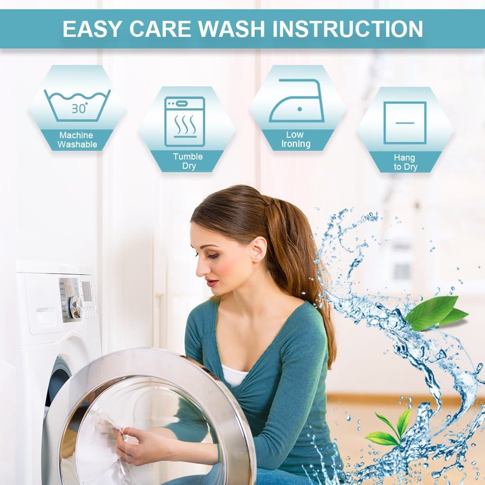 RYB HOME Linen Textured Semi Sheer Curtains Half Privacy Light Glare Filtering Breezy Airy Window Decor for Bedroom Bathroom Living Room, Deep Beige, W 34 x L 63 inch, 2 Panels