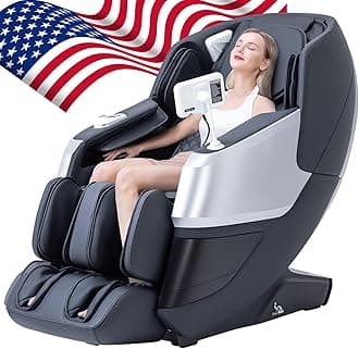 MassaMAX 4D Massage Chair, Full Body Recliner with Zero Gravity, Electric Extendable Footrest, AI Voice Control, Automatic Body Scan, Deep Yoga Stretch, Foot Rollers, and Heat(MT339-Mix)