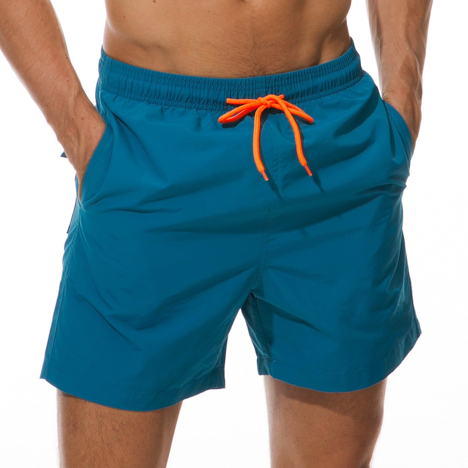Men's Swim Trunks Quick Dry Beach Shorts with Pockets
