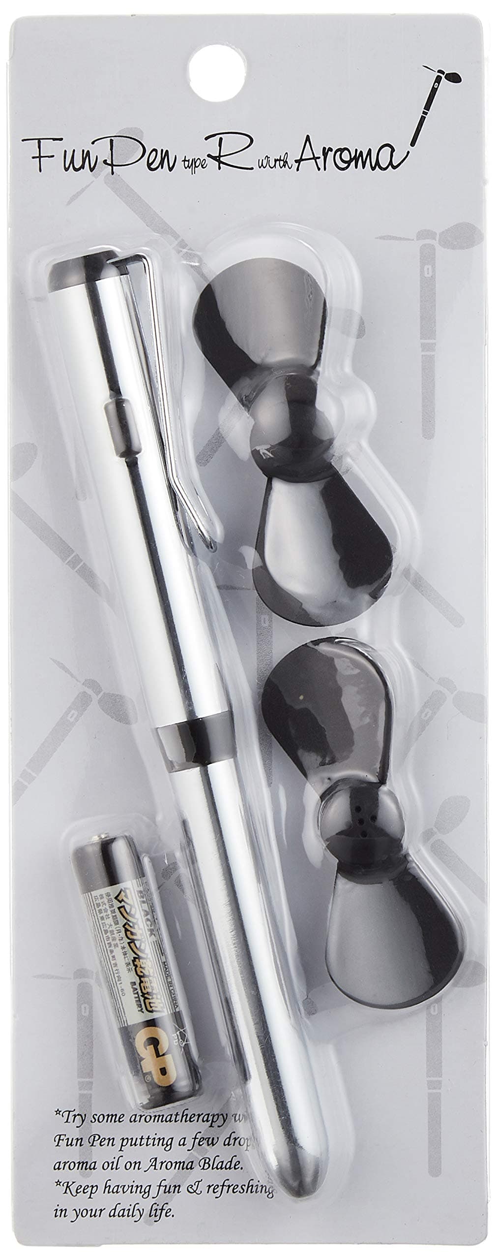 FunPen type R with Aroma Fan pen type Earl aroma chrome