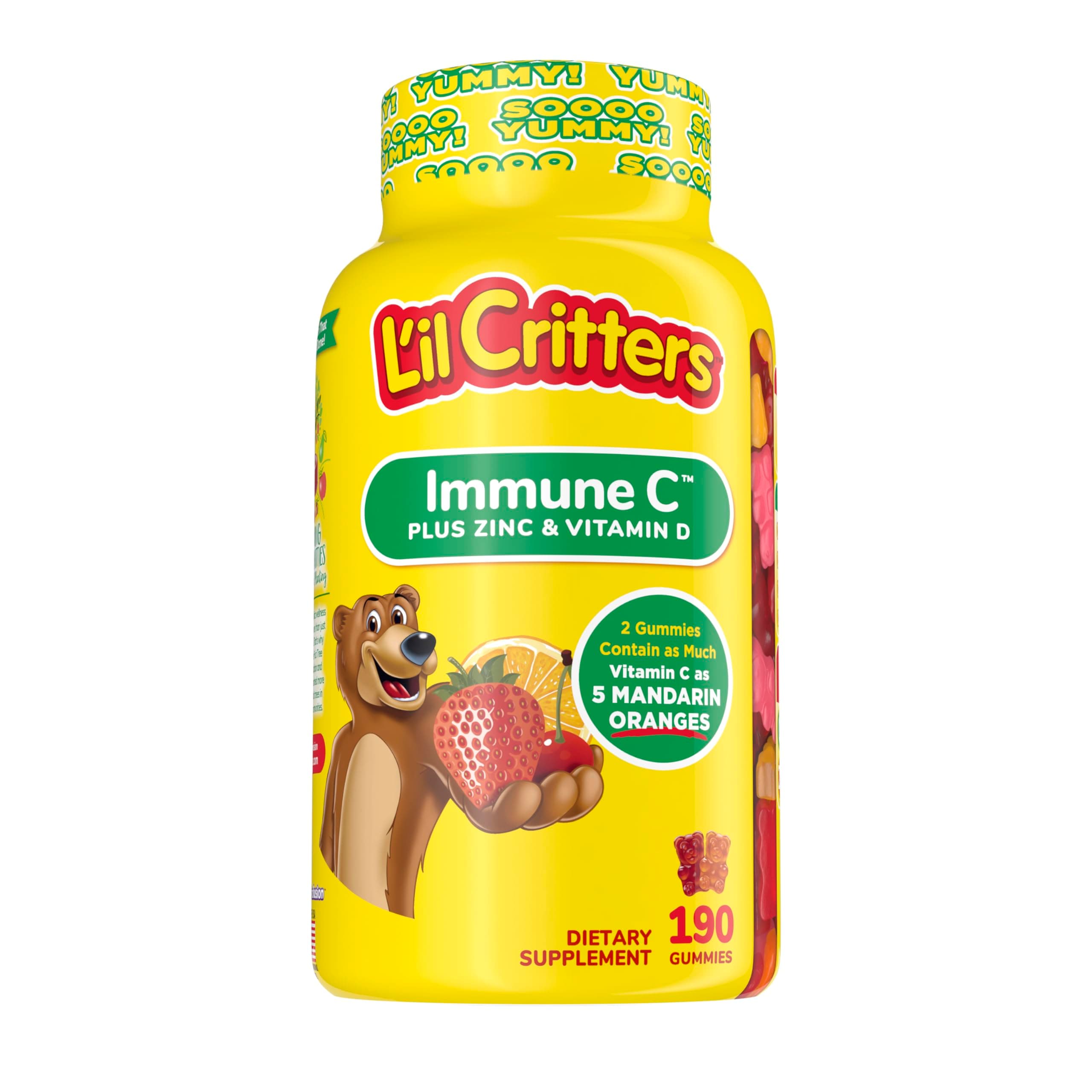 L'il Critters Immune C,190 Gummy Bears
