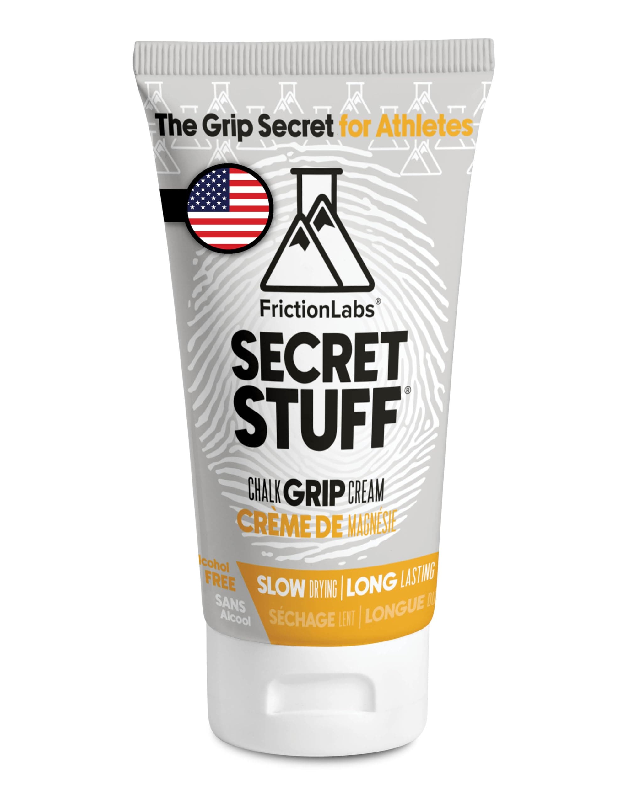 Quick Grip Secret Stuff Liquid Chalk for Athletes - Made in USA - Skin Friendly - Rock Climbing, Weightlifting, Gym, Tennis - Trusted by 100+ Pro Athletes - Best Workout Chalk - 75mL