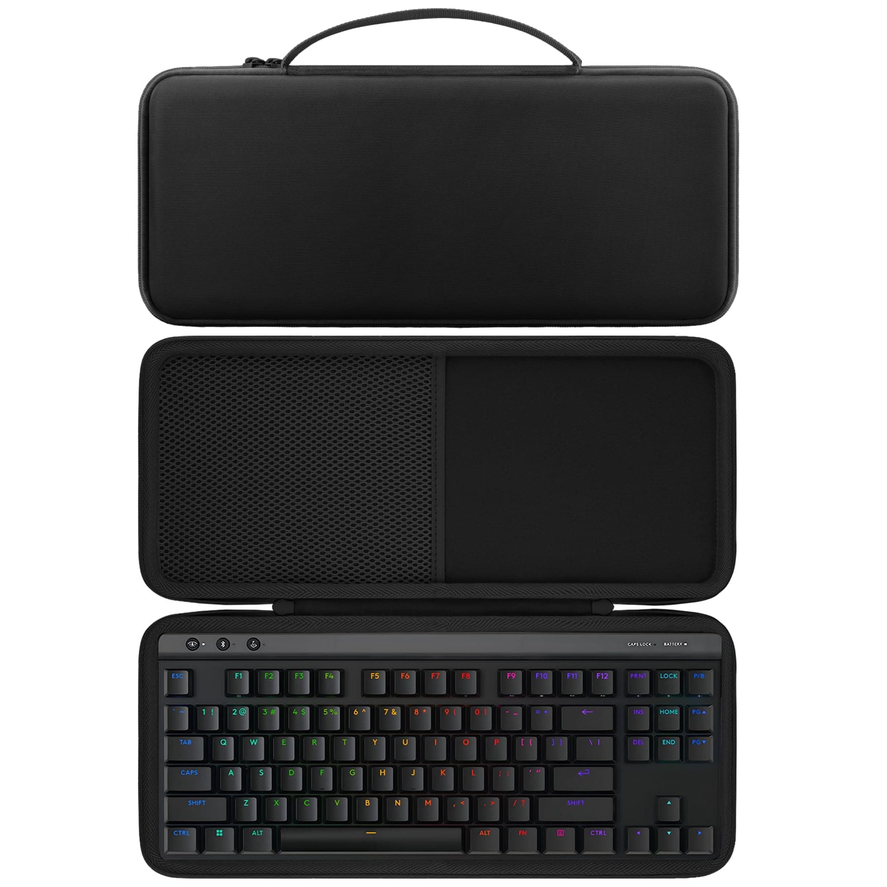 – Case Hard Case for Logitech G 515 TKL/G 915 TKL Tenkeyless Lightspeed Wireless RGB Mechanical Gaming Keyboard (Case Only, Keyboard Not Included)