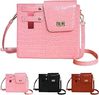 Water Bottle Crossbody Bag for Stanley Bottle, Water Bottle Carrier Bag, Stanley Cup Holder, Portable Outdoor Water Cup Holder with Adjustable Shoulder Strap (Pink-B)