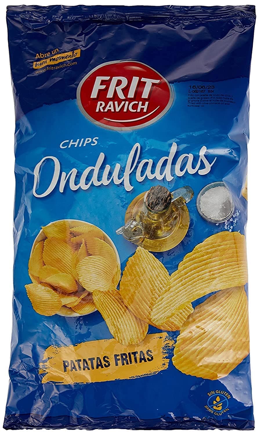 Frit Ravich Classic Wavy Potato Chips 160 g