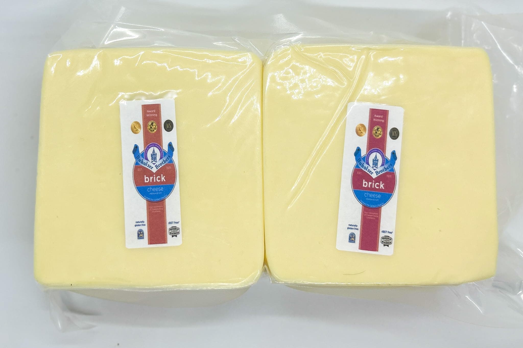 Brick- Wisconsin Cheese - Mild Brick Cheese (2lb)