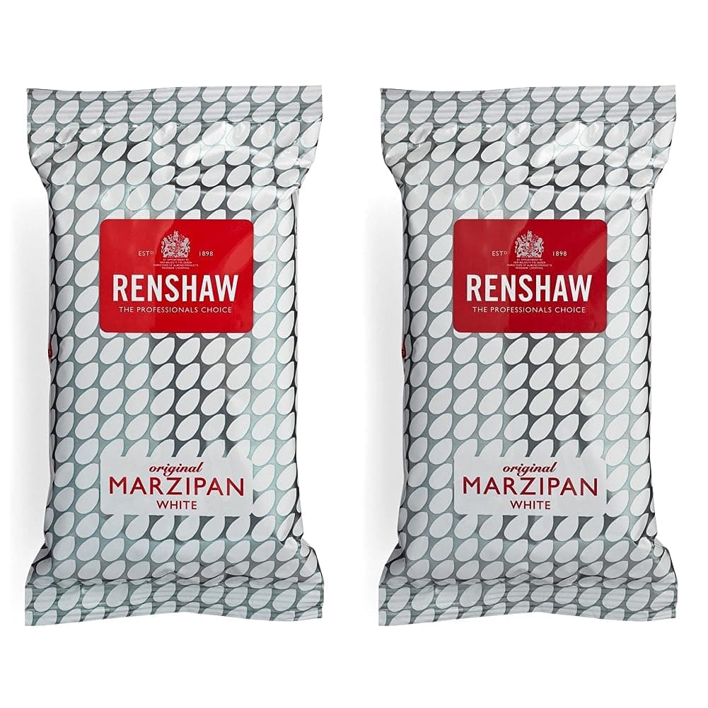 Renshaw Original Marzipan - White, 500 g (Pack of 2)