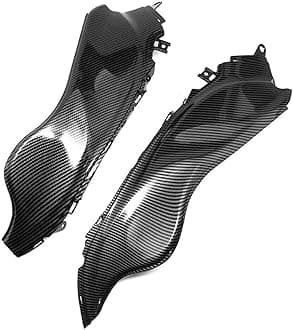 1 Pair Gas Tank Side Cover Fairing, For Suzuki For Hayabusa GSX1300R Gas Tank Side Cover Fairing Carbon Fiber Pattern