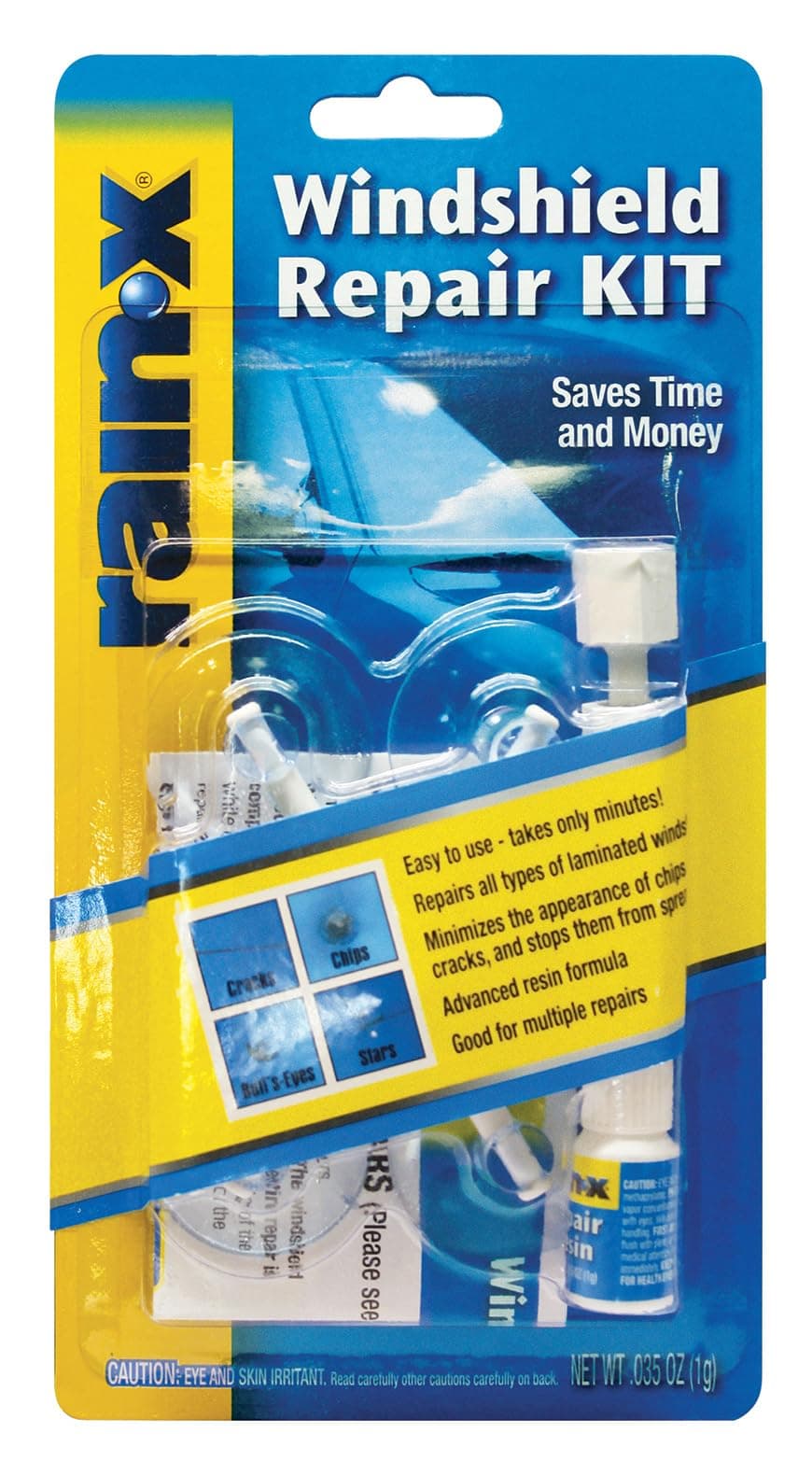 Rain-X Windscreen Repair Kit, white/clear