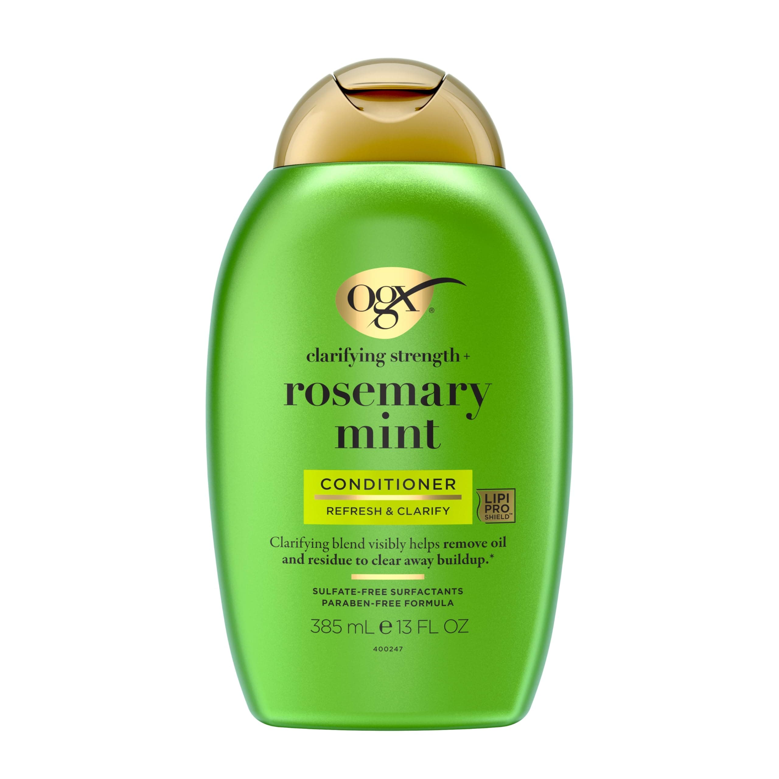 Clarifying Strength + Rosemary Mint Conditioner, Clarifying Conditioner for Oily Hair Visibly Helps Remove Oil & Residue to Clear Away Buildup, Sulfate-Free Surfactants, 13 fl. oz