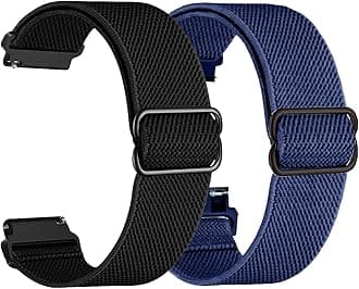 Silicone Strap, Quick Buckle Waterproof Soft Strap, Black Strap, Silver Stainless Steel Buckle, Men's and Women's Smartwatch Strap, Sport Watch Strap