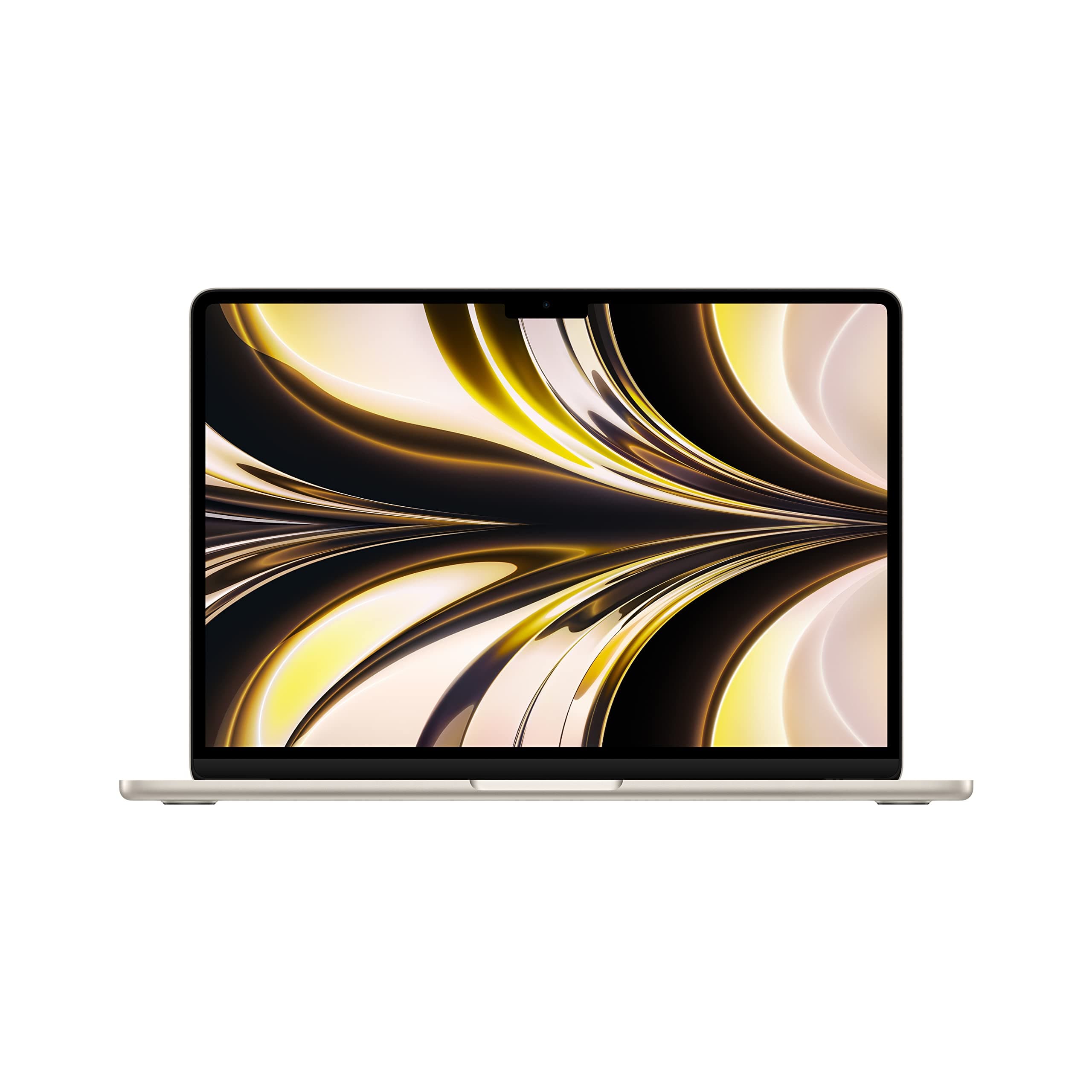 2022 MacBook Air Laptop with M2 chip: Built for Apple Intelligence, 13.6-inch Liquid Retina Display, 8GB RAM, 512GB SSD Storage, Backlit Keyboard, 1080p FaceTime HD Camera; Starlight