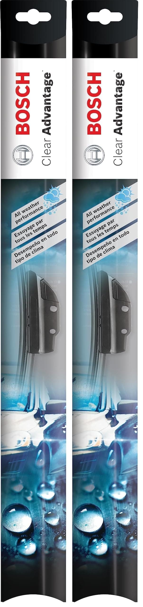 Automotive Wiper Blade, 24CA Clear Advantage, 24" | Beam Style | Pack of 2