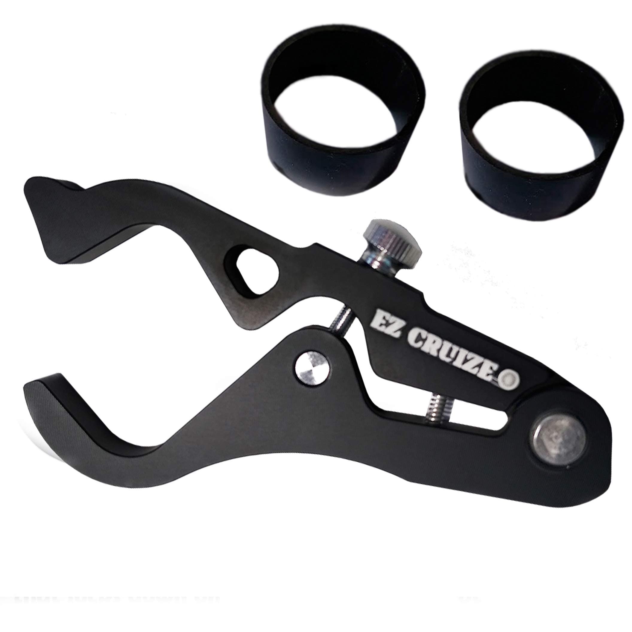 Heavy Duty EZ Cruize V-2.0 - Motorcycle Cruise Control - Universal Throttle Assist - Wrist/Hand Grip Lock Clamp - Bigger and Better (Black)